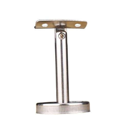 Verstellbare Handlaufhalterungen, 304 Edelstahl, Wandhalterung, Treppenstütze, Geländer, Hardware, 60 mm, 80 mm, Silber, Wohngewerbe (60 mm-B) von Filteilect