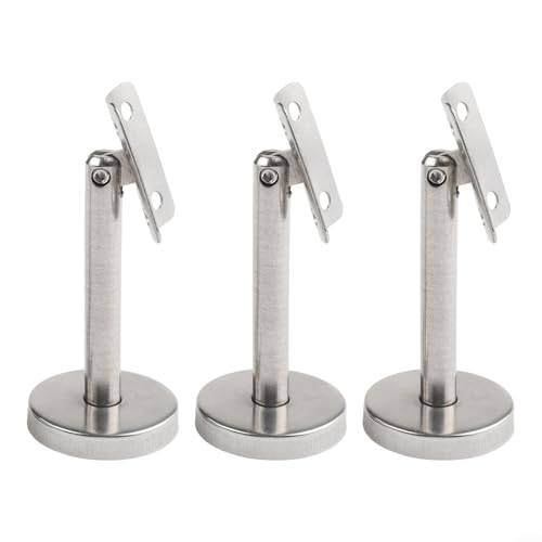 Verstellbare Handlaufstützen, 304 Edelstahl, Treppengeländer, Wandhalterung für private oder gewerbliche Sicherheit, Silber (100 mm-A) von Filteilect