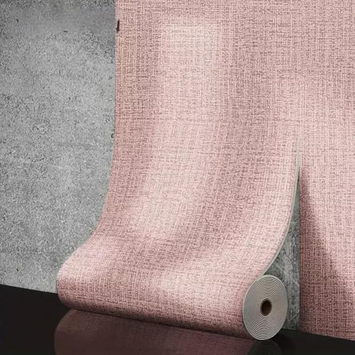 Wandaufkleber, Dekoration, feuchtigkeitsbeständig, Raumhintergrund, Heimdekoration, 50 cm x 10 m, Tapetenblätter für Zimmer, Zuhause, Küche, Badezimmer, Dekor (Rosa) von Filteilect