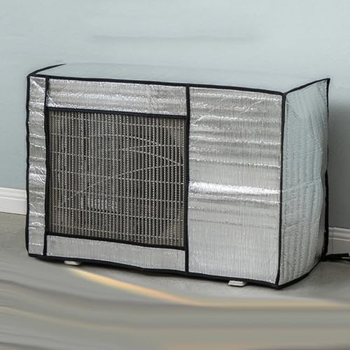 Wasserdichte Aluminiumfolie für Outdoor-Klimaanlagenabdeckung mit staubdichtem Sonnenschutz und Wetterschutz für tragbare AC-Geräte, Silber (80 x 30 x 57 cm) von Filteilect