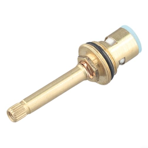 Wasserhahn-Kartusche für Warm- und Kaltwasserhähne aus Messing, langer Griff, 76 mm/82 mm, 1/2 Zoll (SKU) von Filteilect