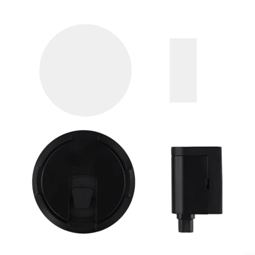 Winddichter mechanischer Bodentürstopper, Zinklegierung, Anti-Kollisionsstanzung, Installation für Innentüren, Schwarz (Schwarz) von Filteilect