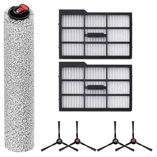 Zubehör-Set – 1 Hauptbürste, 4 Seitenbürsten, 2 Filter – 7-teiliges Set, für E25 E28 Roboter-Staubsauger-Ersatzteile von Filteilect
