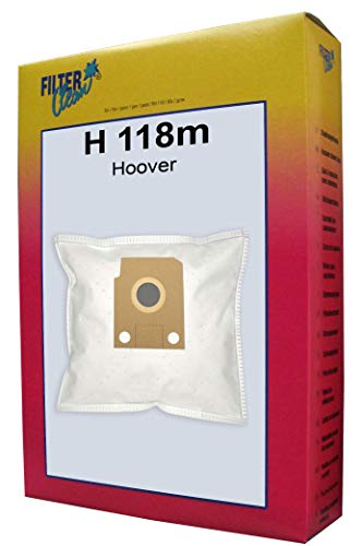FilterClean H 118m Staubsaugerbeutel, Weiß von FilterClean