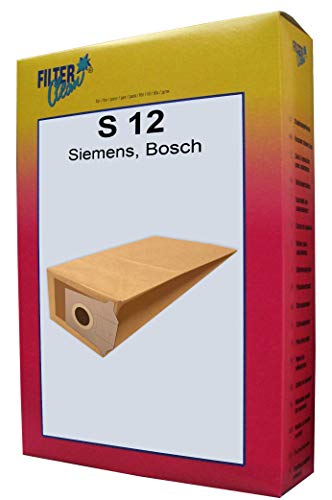 FilterClean S 12 Staubsaugerbeutel, Braun von FilterClean