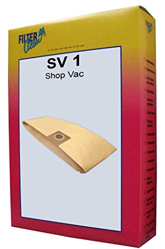 FilterClean SV 1 Staubsaugerbeutel, Braun von FilterClean