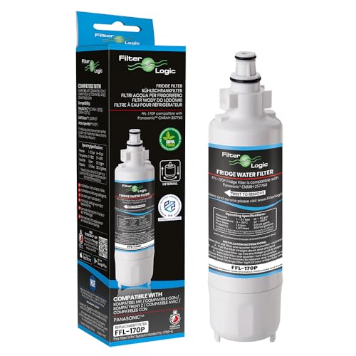 FilterLogic FFL-170P | Wasserfilter kompatibel mit Panasonic CNRAH-257760 und CNRBH-125950 Filterpatrone für SBS Kühlschrank Gefrierkombination NR-B53, NR-B54, NR-BS53 (1er Pack) von Filterlogic