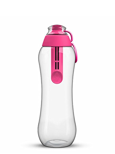 DAFI Gefilterte Wasserflasche 0,5L pink von DAFI