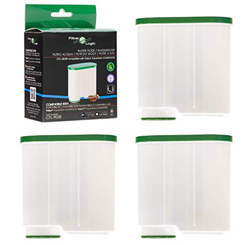 FilterLogic CFL-903B | 3er Pack Wasserfilter kompatibel mit Philips AquaClean CA6903/10 CA6903/22 CA6903 Kalkfilter, Aqua Clean Filterpatrone für Kaffeevollautomat von Filterlogic