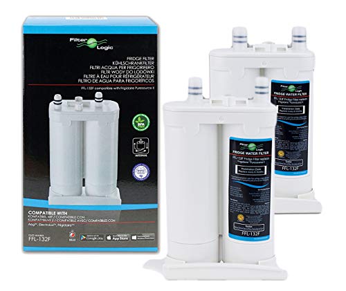 FilterLogic FFL-132F | 2x Kühlschrank Wasserfilter kompatibel mit Electrolux, AEG 4055319455 WF2CB FC-100 - PureSource 2 Ice & Water Filtration System für amerikanische Kühlschränke FilterLogic FFL-132F | 2x Kühlschrank Wasserfilter kompatibel mit Electrolux, AEG 4055319455 WF2CB FC-100 - PureSource 2 Ice & Water Filtration System für amerikanische Kühlschränke von Filterlogic