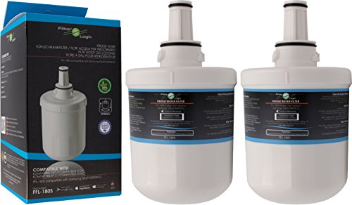 FilterLogic FFL-180SK | 2er Pack - Wasserfilter kompatibel mit Samsung HAFIN2/EXP, DA29-00003G, HAFIN2, HAFIN1/EXP, HAFIN1, DA29-00003F - HAFIN, DA97-06317A interner Filter für Samsung Kühlschrank von Filterlogic