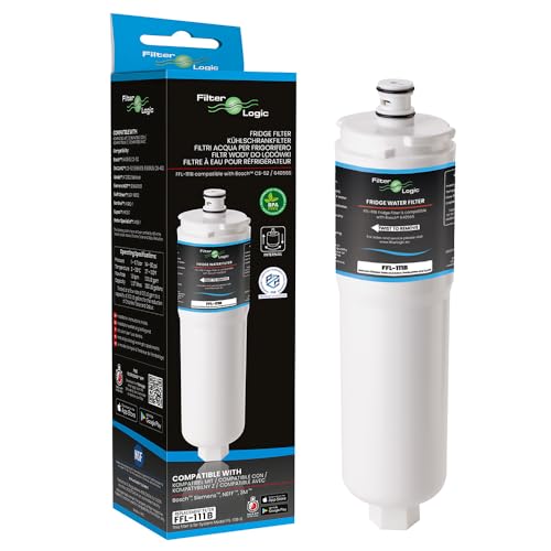 Filterlogic FFL-111B | Wasserfilter kompatibel mit 3M CS-52 für Bosch, Siemens, Neff, Gaggenau Kühlschrank Filter EVOLFLTR10 00576336, 576336, 00640565, 640565, CS-452, CS-451, CS-51 von Filterlogic