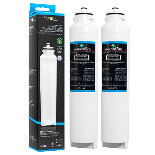 Filterlogic FFL-153L | 2x Wasserfilter kompatibel mit LG M7251242FR-06 Ultimate ADQ32617701 ADQ32617703 Kühlschrankfilter Water Filter Replacement Cartridge von Filterlogic