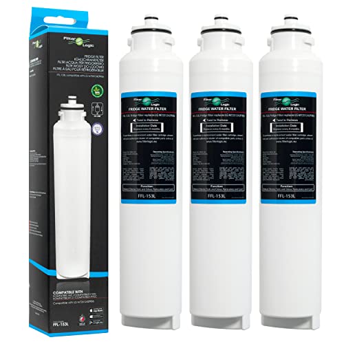 Filterlogic FFL-153L | 3x Wasserfilter kompatibel mit LG M7251242FR-06 Ultimate ADQ32617701 ADQ32617703 Kühlschrankfilter Water Filter Replacement Cartridge von Filterlogic