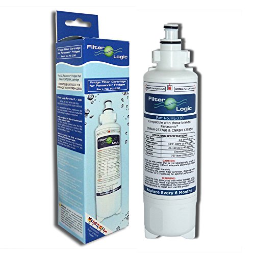 Kühlschrank-Wasserfilter, kompatibel mit Panasonic CNRAH-257760 + CNRBH-125950 von FilterLogic