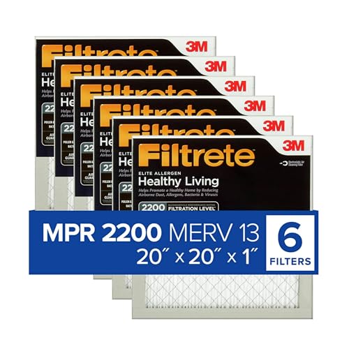 Filtrete EA02–6pk-1e Air Filter, 20 in. x 20 in. x 1 in., weiß Filtrete EA02–6pk-1e Air Filter, 20 in. x 20 in. x 1 in., weiß von Filtrete