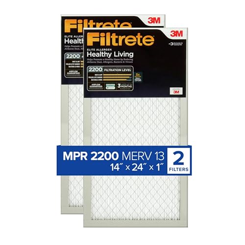 Filtrete EA23 Stutzen – 2pk-6e Reduzierung AC Ofen Air Filter, 14 x 24 x 1, 2er Pack Filtrete EA23 Stutzen – 2pk-6e Reduzierung AC Ofen Air Filter, 14 x 24 x 1, 2er Pack von Filtrete