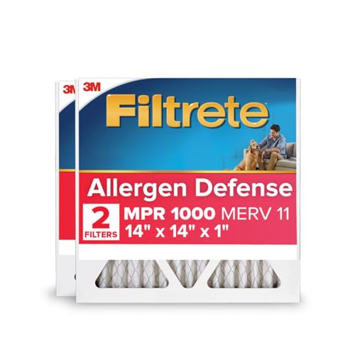 Filtrete MPR 1000 Micro Allergen Defense AC Ofen Air Filter, 14 x 14 x 1, 2er Pack Filtrete MPR 1000 Micro Allergen Defense AC Ofen Air Filter, 14 x 14 x 1, 2er Pack von Filtrete