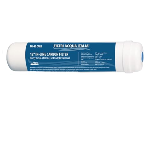 Filtri Acqua Italia Aktivkohle Inlinefilter 12 Zoll Mikron 5 von Filtri Acqua Italia