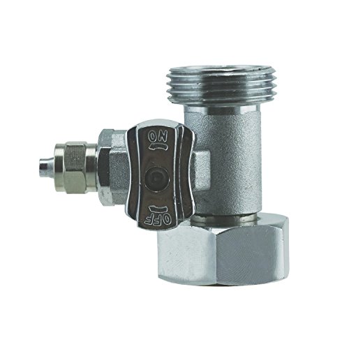 T-Stück 3/4x3/4x1/4" Wasserschlauch (6,35mm) Anschluß m. Absperrventil (1) von FILTROTECH
