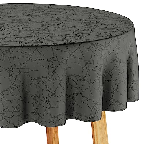 Filumi Tischdecke 140x240 cm oval Grau Abwaschbar Für Indoor Outdoor Marmormuster Manil Filumi Tischdecke 140x240 cm oval Grau Abwaschbar Für Indoor Outdoor Marmormuster Manil von Filumi