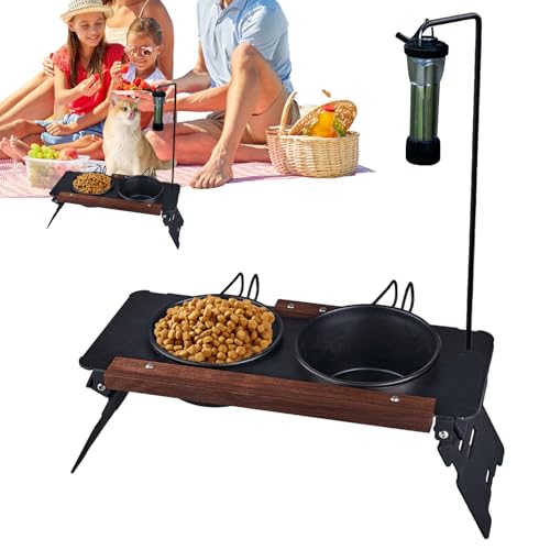 Filvczt Hundenapfhalter – verstellbare tragbare Hunde-Futterstation – Haustiergeschirr für drinnen und draußen, stehend, Wasser, Essen, Familie, Freunde, Hof, Auto, Camping Filvczt Hundenapfhalter – verstellbare tragbare Hunde-Futterstation – Haustiergeschirr für drinnen und draußen, stehend, Wasser, Essen, Familie, Freunde, Hof, Auto, Camping von Filvczt