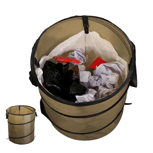 Filvczt Robuster Outdoor Camping Mülleimer | Auto Kompost Abfalleimer Klappbar - Müllbehälter Outdoor Für Garten Musikfestival Wanderung Familienpicknick von Filvczt