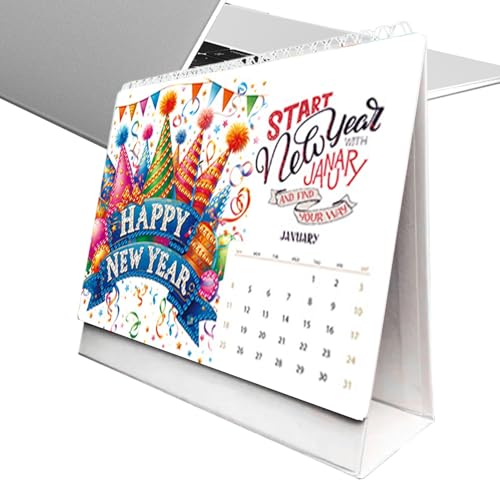 Filvczt Schreibtischkalender | 2026 Kalender Mit Strassstein Design - Schreibtischplaner Weihnachtsdeko Für Wohnzimmer Klassenzimmer Geburtstag Neujahr von Filvczt