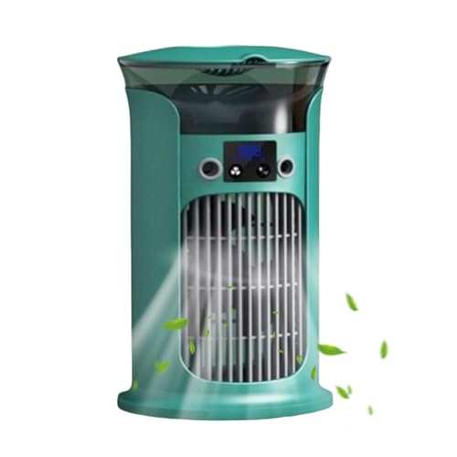 Filvczt Tragbarer Luftkühler,Ventilator Mit Befeuchtung | Kompaktes Kühlgerät Mit LED-Beleuchtung Und 3 Geschwindigkeitsstufen Für Kinderzimmer Büro Camping Filvczt Tragbarer Luftkühler,Ventilator Mit Befeuchtung | Kompaktes Kühlgerät Mit LED-Beleuchtung Und 3 Geschwindigkeitsstufen Für Kinderzimmer Büro Camping von Filvczt