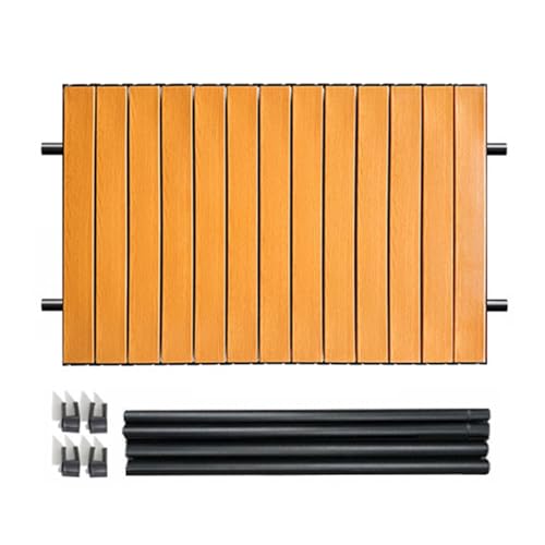 Klappbarer Autotisch, Gartenwagen, Tischplatte, Picknickwagen-Befestigung, mit robuster Konstruktion, tragbar und leicht, 75 x 55 cm, für Grillpicknicks von Filvczt