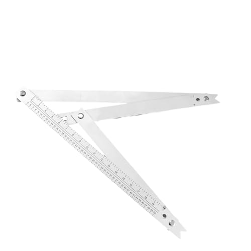 Winkelmesser Zubehör - 60 Cm Klappbarer Maßstab | Verstellbarer Metall Anschlagwinkel Markierungswerkzeug - Präzisionswerkzeug Zimmerei Winkelmesser Zubehör - 60 Cm Klappbarer Maßstab | Verstellbarer Metall Anschlagwinkel Markierungswerkzeug - Präzisionswerkzeug Zimmerei von Filvczt