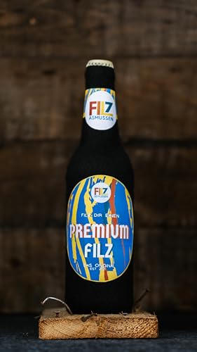 FILZ ASMUSSEN Filz Premiumfilz Nadelfilz selbstklebend dehnbar 2 mm - Meterware - (schwarz, 1m x 1,5m) von Filz Asmussen