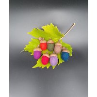 7Er Set Gefilzte Eicheln, Freie Farbwahl 7Er Set Gefilzte Eicheln, Freie Farbwahl von FilzEla