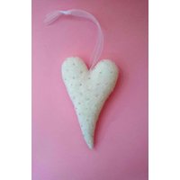 Herz Aus Filz Mit Perlen von FilzEla