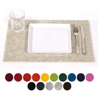 Filz Tischset Tischunterlage Aus 5 Mm 100% Wollfilz 32 X 45cm von FilzGnoss