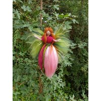 Fee Elfe Wolle Gefilzt Rosa Pink Grün Fee Elfe Wolle Gefilzt Rosa Pink Grün von Filzhimmel