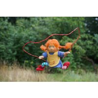 Kind Mit Springseil von Filzkind