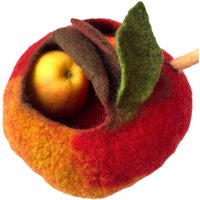 Filzkörbchen - Apfel Filzkörbchen - Apfel von Filzmobil