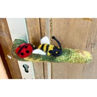 Türklinkendämpfer „Insekt" - Überzug Aus Filz Türklinkendämpfer „Insekt" - Überzug Aus Filz von Filzmobil