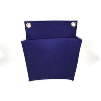Filz-Wandtasche, Wandutensilo in Dunkelblau Groß von Filzschnitt