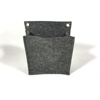 Filz-Wandtasche, Wandutensilo in Dunkelgrau Filz-Wandtasche, Wandutensilo in Dunkelgrau von Filzschnitt