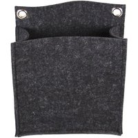 Filz-Wandtasche, Wandutensilo in Graphit Groß von Filzschnitt