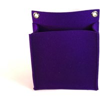 Filz-Wandtasche, Wandutensilo in Lila Groß von Filzschnitt
