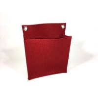 Filz-Wandtasche, Wandutensilo in Rot Groß von Filzschnitt