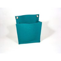 Filz-Wandtasche, Wandutensilo in Türkis Groß von Filzschnitt
