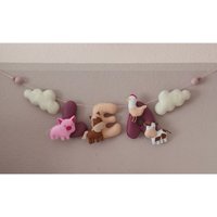 Kinderzimmer-Dekoration, Personalisiert-Monogrammiert Girlande, Filz Banner, Perfekte Geschenkeweihnachten Kinderzimmer-Dekoration, Personalisiert-Monogrammiert Girlande, Filz Banner, Perfekte Geschenkeweihnachten von Filztulpe
