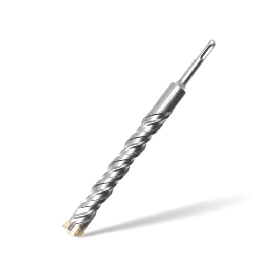 SDS Plus Bohrer 25 x 260mm,Professionell Betonbohrer mit 4 Hartmetall Schneiden,Hammerbohrer Für Beton,Stein SDS Plus Bohrer 25 x 260mm,Professionell Betonbohrer mit 4 Hartmetall Schneiden,Hammerbohrer Für Beton,Stein von Fimibuke