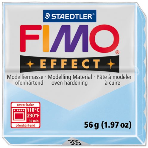 FIMO EFFECT 8020-305 Modelliermasse, ofenhärtend, pastellaqua, 57 g von RAYHER HOBBY