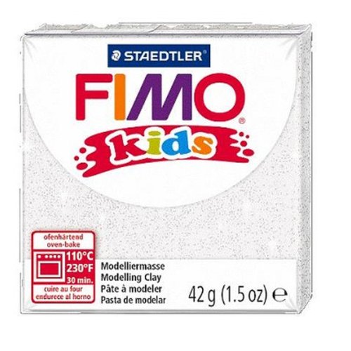 FIMO Kinder, 42 g, glänzend, Weiß von Fimo