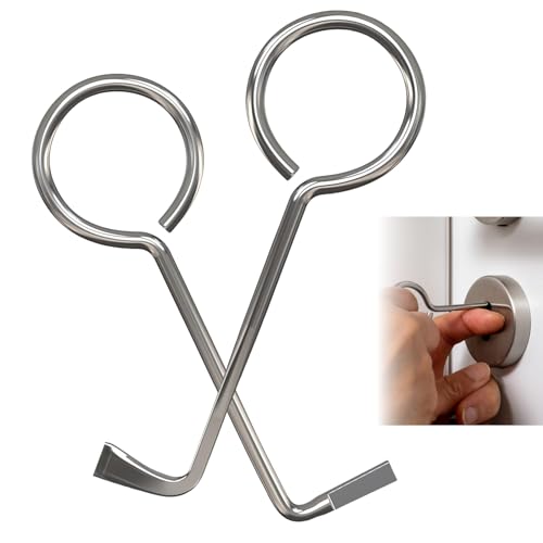 2 Stück Profi Dietrich Set, Bunbartschlüssel Universal, perfekt zum Öffnen von Zimmertüren und Schnurrbartschlössern, Öffnungs Werkzeug Ditrichsett aus Edelstahlmaterial von FinalCool